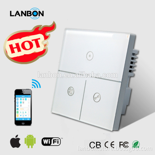 Smart home automation wifi control led light remote smart fan switch